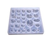 Bảng Khuôn Silicon Làm Mặt Dây Chuyền Resin UV